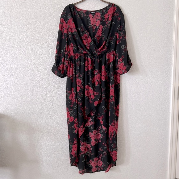 torrid Tops - Torrid High Low Wrap Shirt/Tunic